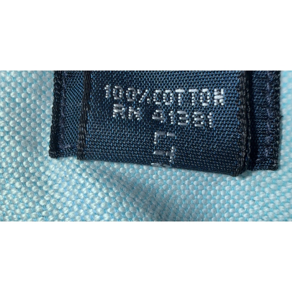 VTG Polo Ralph Lauren Custom Fit Shirt Mens Light Blue Cotton Button Down Preppy - Picture 13 of 15